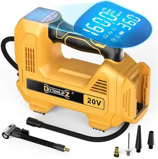 Tire Inflator Air Compressor Compatible with DeWalt 20v